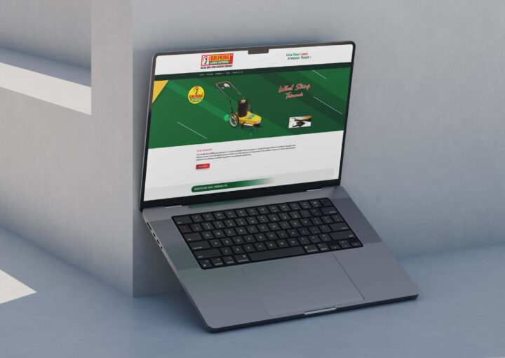 Website Designer in Jalandhar working on a laptop